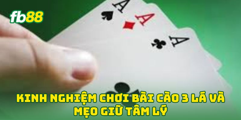 Kinh Nghiệm Chơi Bài Cào 3 Lá: 5 Mẹo Chơi Siêu Tốc Kinh Nghiệm Chơi Bài Cào 3 Lá: 5 Mẹo Chơi Siêu Tốc